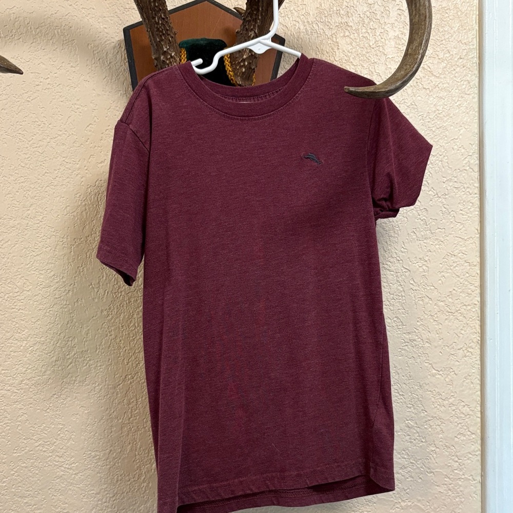 Tommy Bahama Maroon Kids Short Sleeve Tee